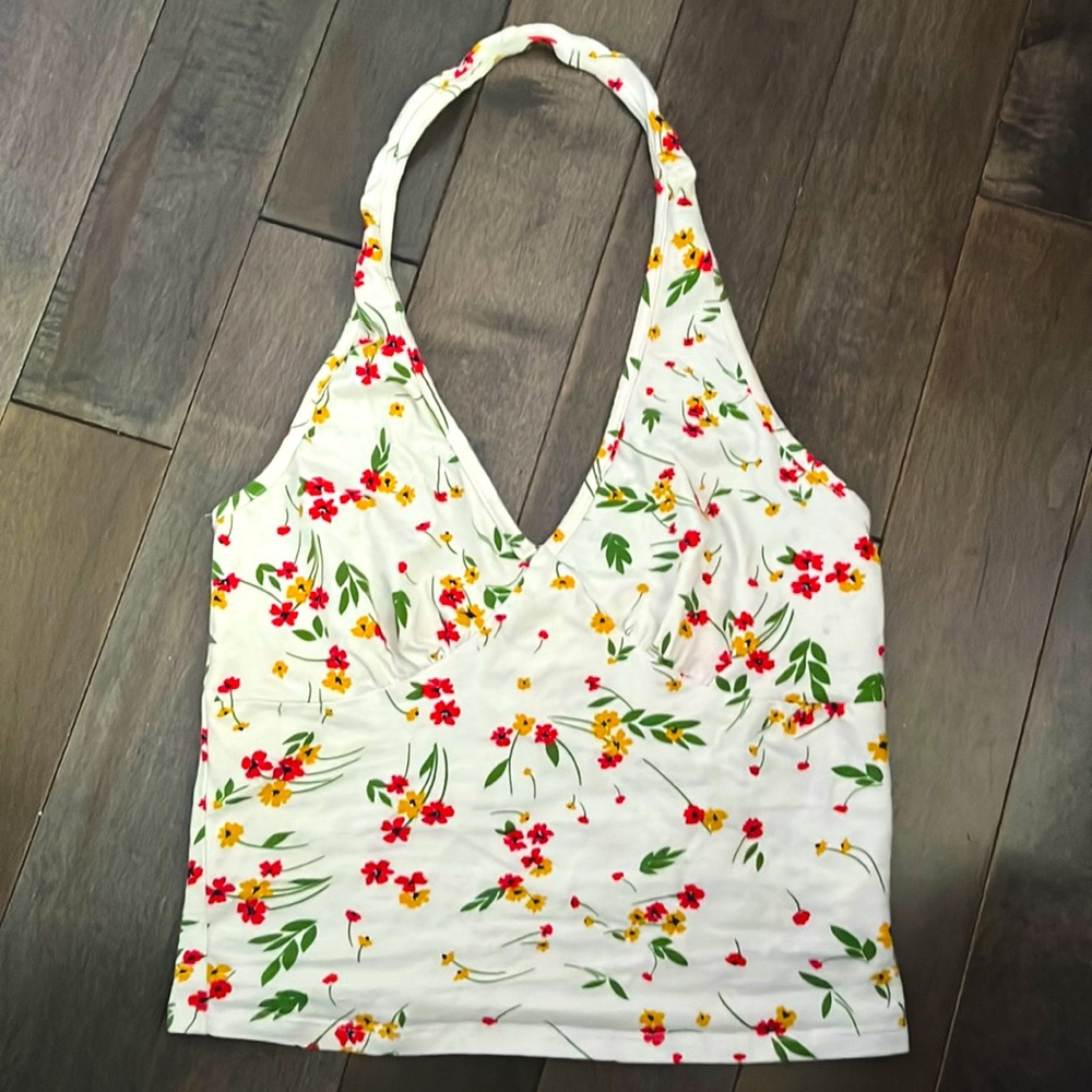 Floral Halter Top